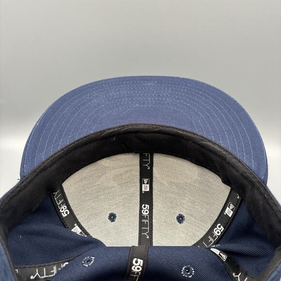 Seattle Seahawks New Era Cap Hat Adult Fitted Size 7 1/4 Blue - Picture 7 of 7